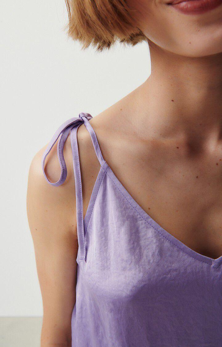 American Vintage Top Femme Widland - MAUVE 0 Fines Bretelles Violet - E23