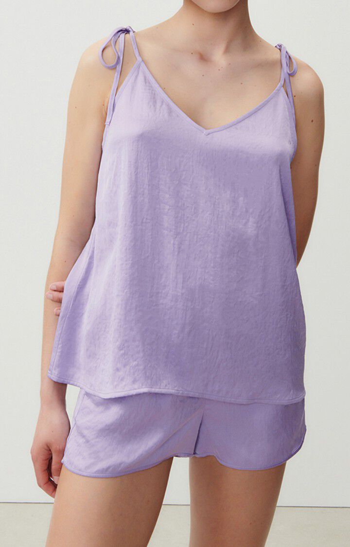 american vintage Top femme Widland - MAUVE 0 Fines bretelles Violet - E23