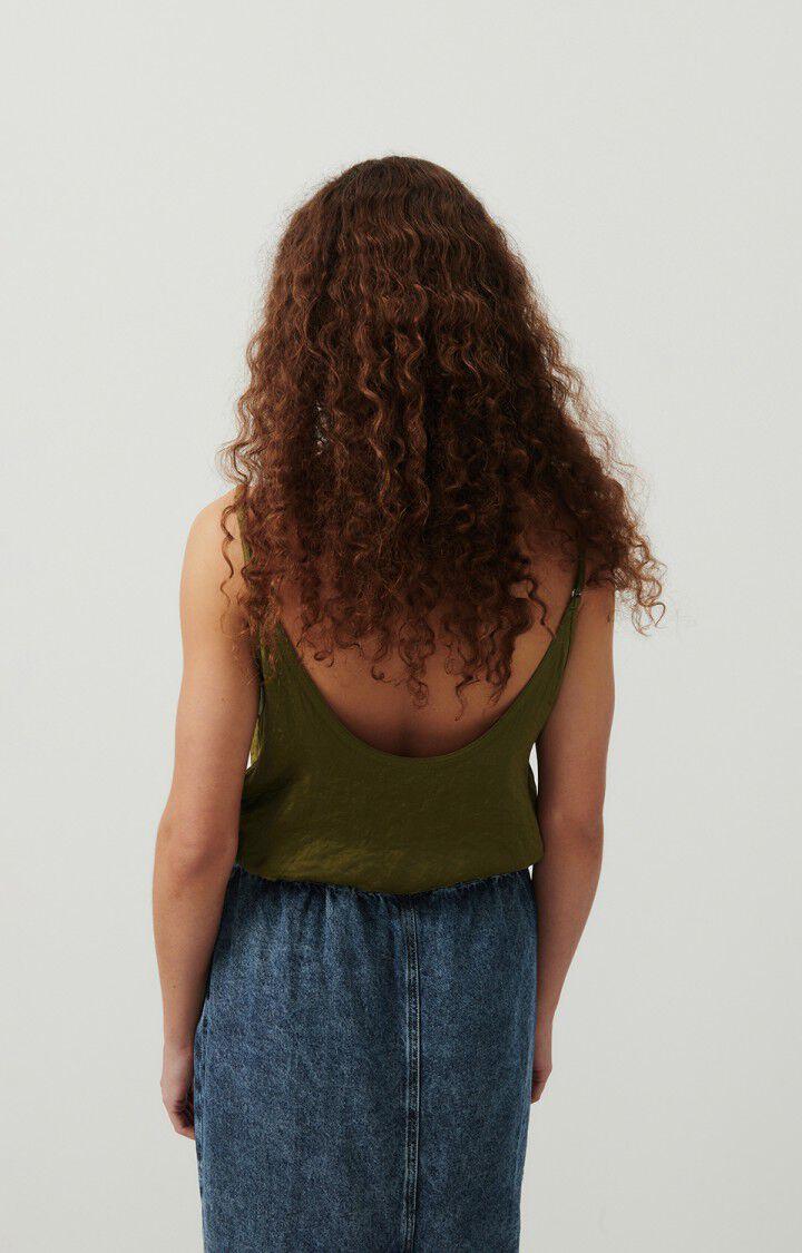 American Vintage Top Femme Widland - THYM Fines Bretelles Vert - E24