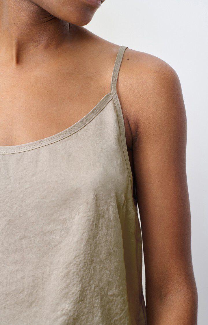 American Vintage Top Femme Widland - TOUNDRA 0 Fines Bretelles Beige - H23