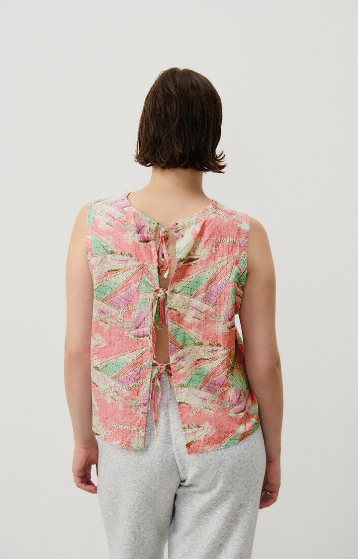 American Vintage Top Femme Ylyvow - MOLLY 0 Sans Manches Rose - E24