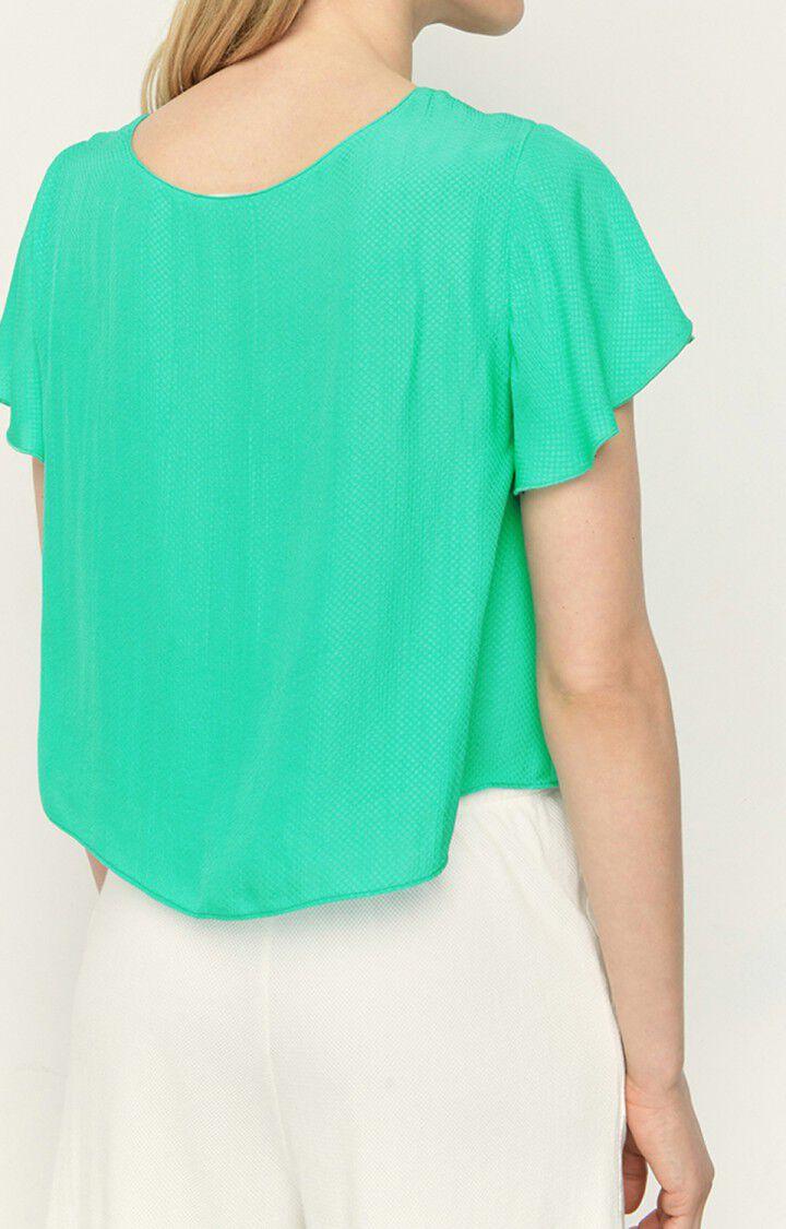 American Vintage Top Femme Yumy - MENTHE A L'EAU Manches Courtes Vert - E22