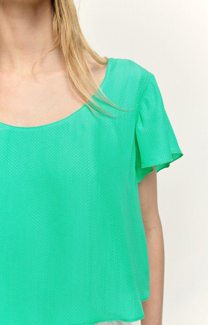 American Vintage Top Femme Yumy - MENTHE A L'EAU Manches Courtes Vert - E22