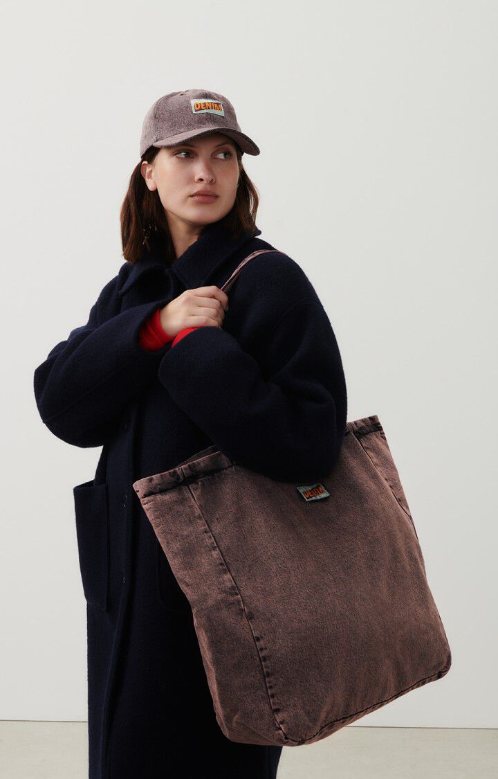 american vintage Tote bag mixte Yopday - SURTEINTURE ROSE Rose - H23