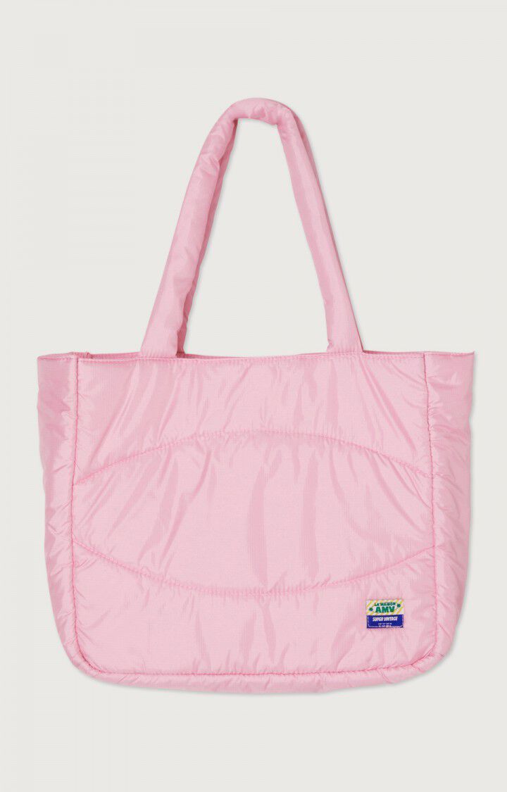 American Vintage Tote Bag Mixte Zidibay - BONBON Rose - H23