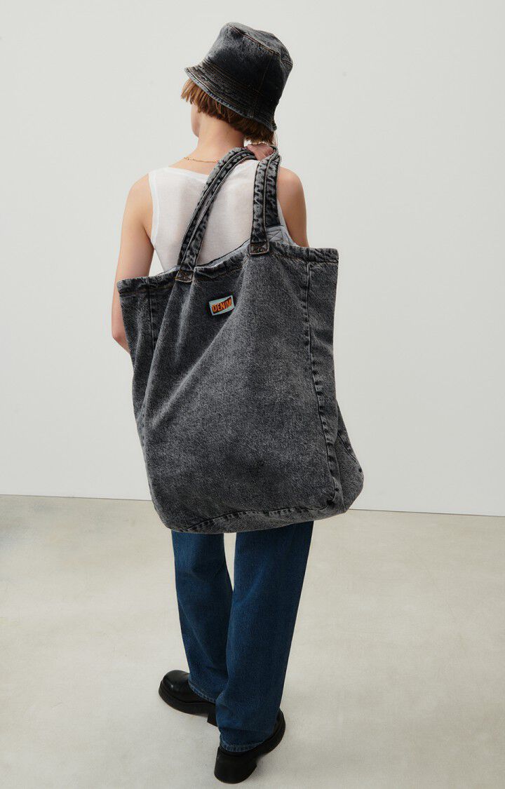 American Vintage Tote Bag Yopday - SALT AND PEPPER Gris - E24