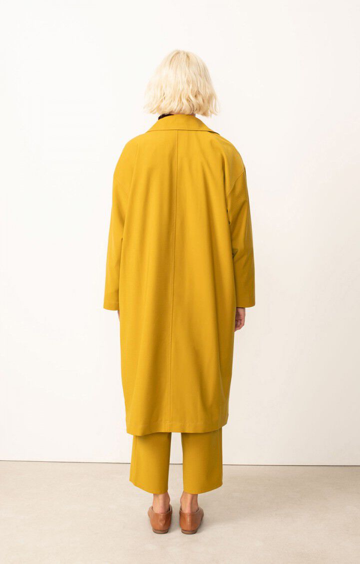 American Vintage Trench Femme Doacity - CUMIN 51 Manches Longues Jaune - H24