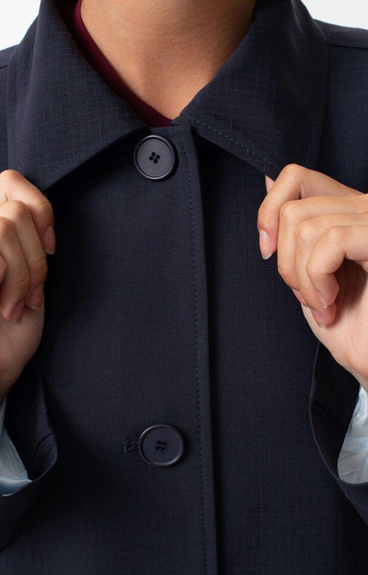 American Vintage Trench Femme Doacity - NAVY 51 Manches Longues Bleu - E25