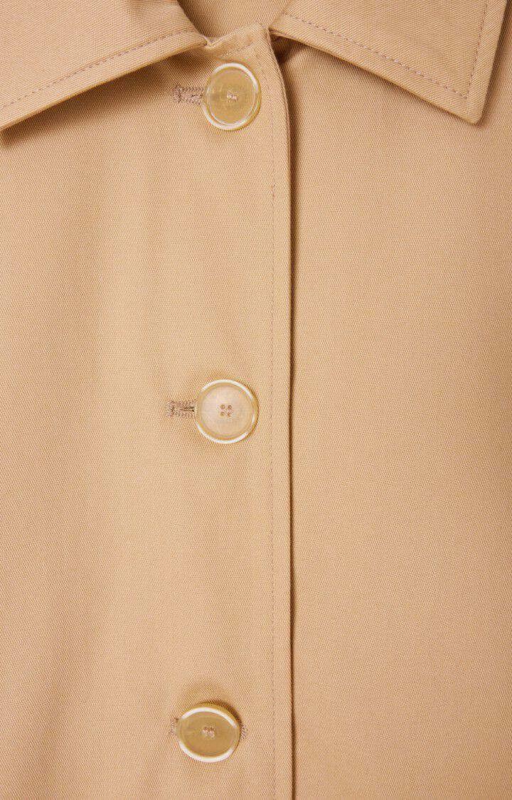 American Vintage Trench Femme Gozzy - SESAME 72 Manches Longues Beige - E25