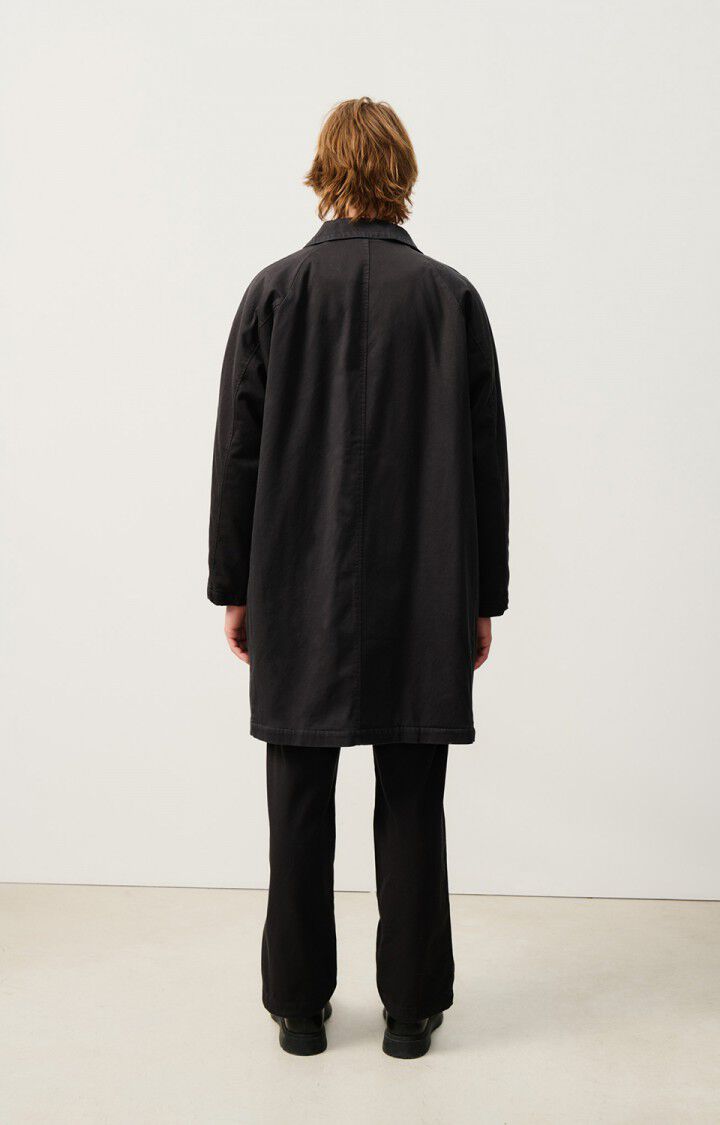 American Vintage Trench Homme Izatown - CARBONE 59 Manches Longues Noir - H24