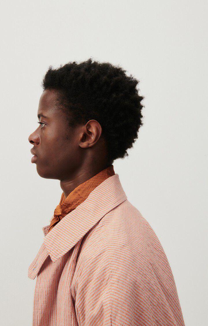 American Vintage Trench Homme Keostreet - RAYURES GRISES ET ORANGE 55 Manches Longues Orange - E24