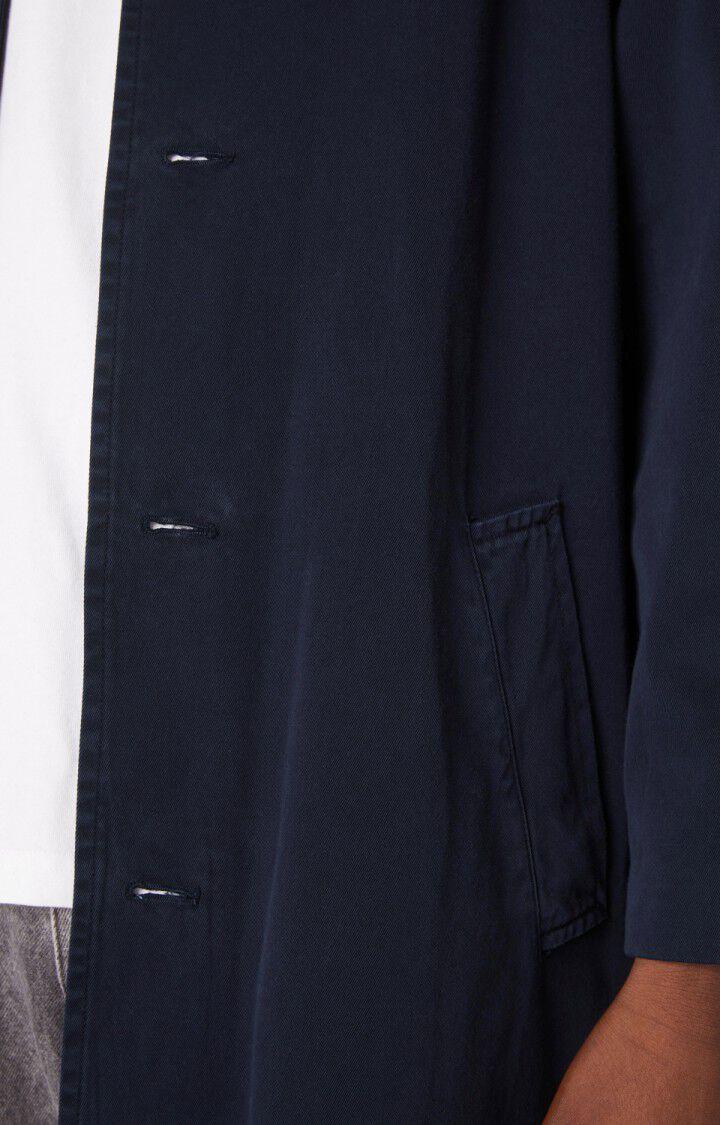 American Vintage Trench Homme Ooklaoma - NAVY Manches Longues Bleu - H21