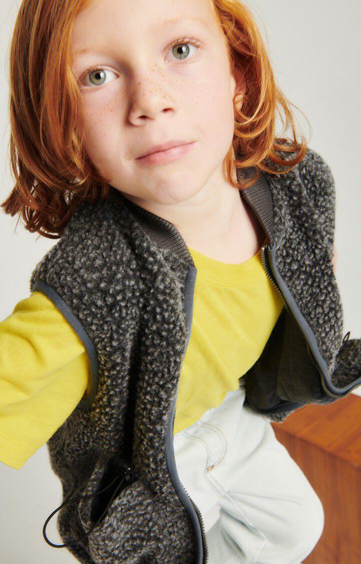 American Vintage Veste Enfant Hoktown - ANTHRACITE CHINE 0 Sans Manches Gris - E24