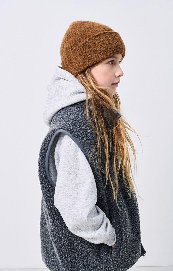 American Vintage Veste Enfant Hoktown - ANTHRACITE CHINE 0 Sans Manches Gris - H24