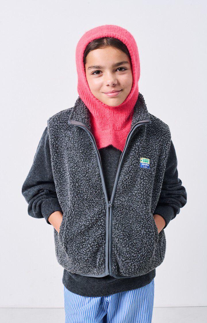 American Vintage Veste Enfant Hoktown - ANTHRACITE CHINE 0 Sans Manches Gris - H24