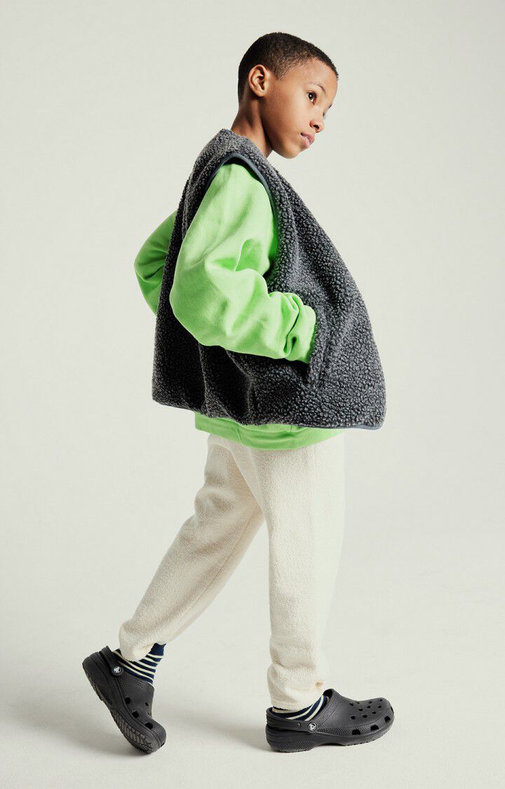 American Vintage Veste Enfant Hoktown - ANTHRACITE CHINE Sans Manches Gris - E25