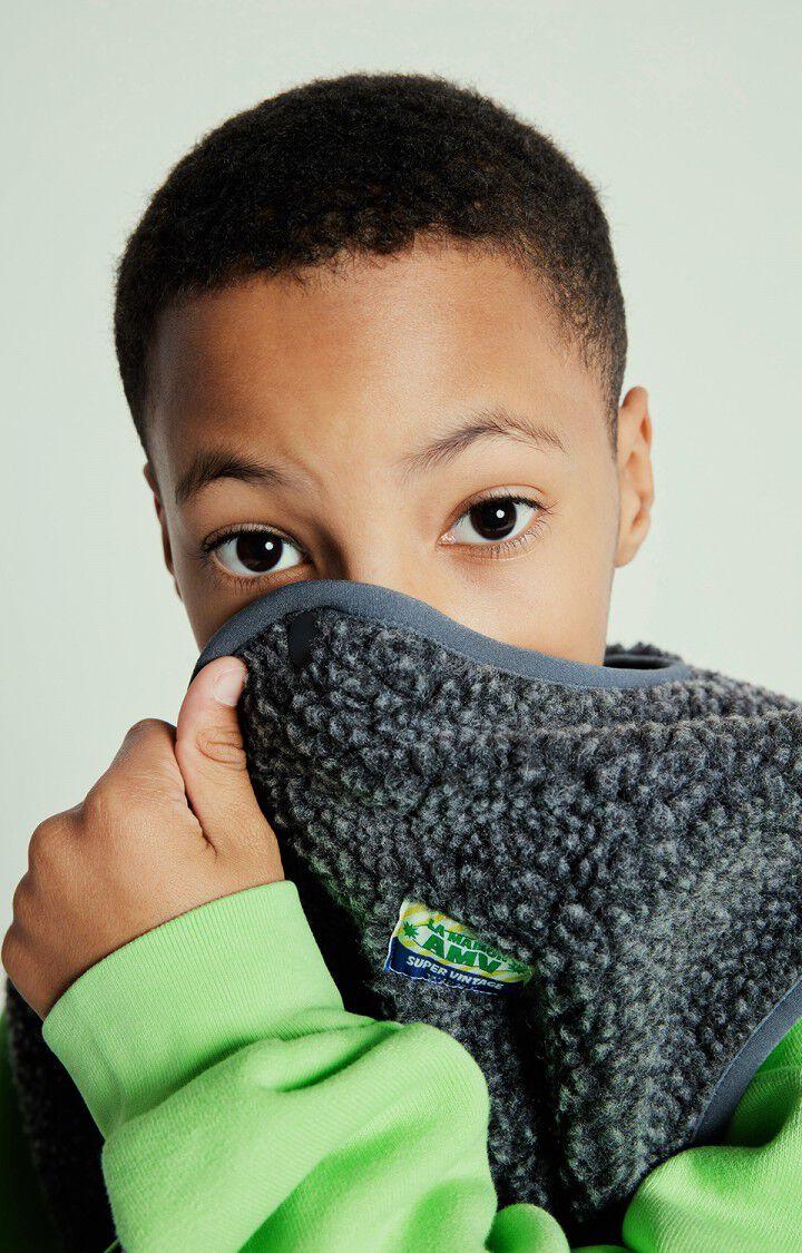 American Vintage Veste Enfant Hoktown - ANTHRACITE CHINE Sans Manches Gris - E25