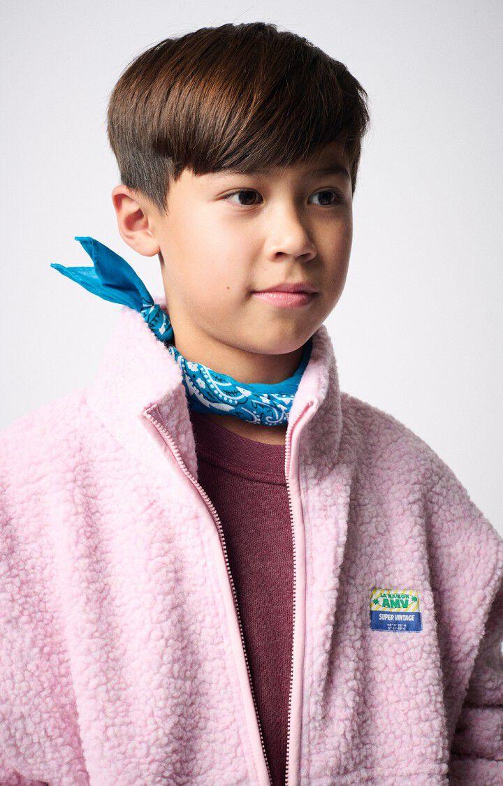 American Vintage Veste Enfant Hoktown - DRAGEE CHINE 35 Manches Longues Rose - E25