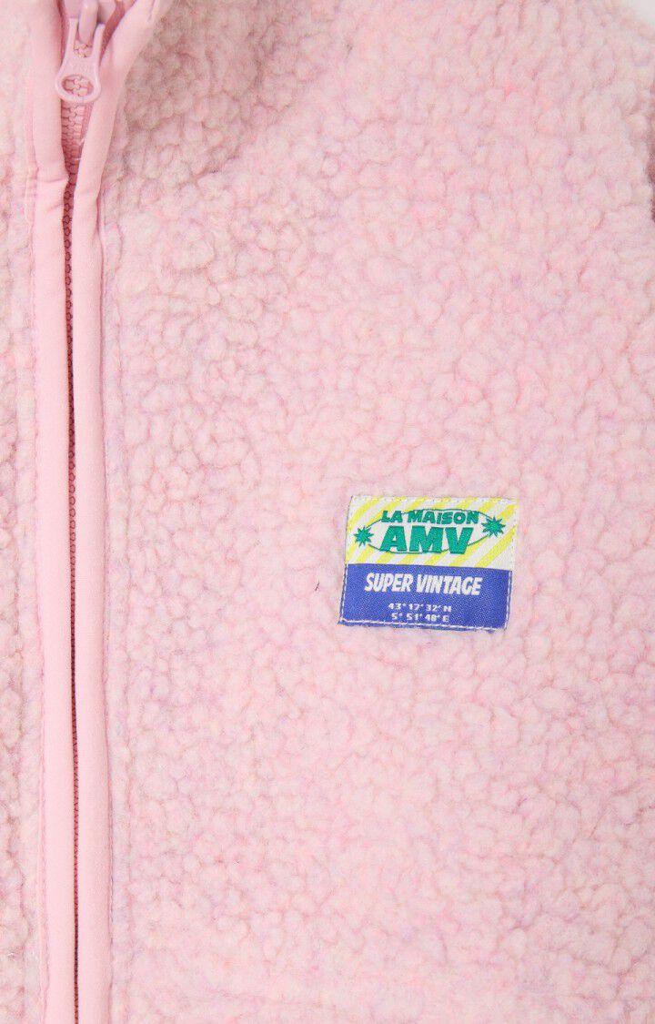 American Vintage Veste Enfant Hoktown - DRAGEE CHINE 35 Manches Longues Rose - E25