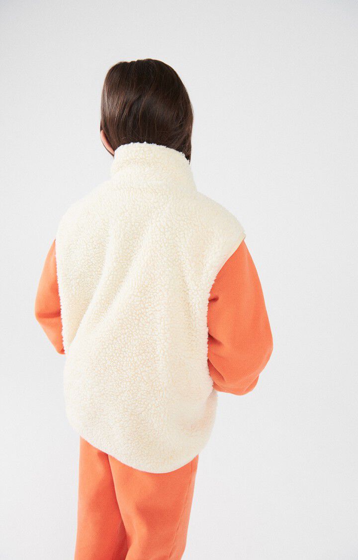 American Vintage Veste Enfant Hoktown - ECRU 0 Sans Manches Beige - H24