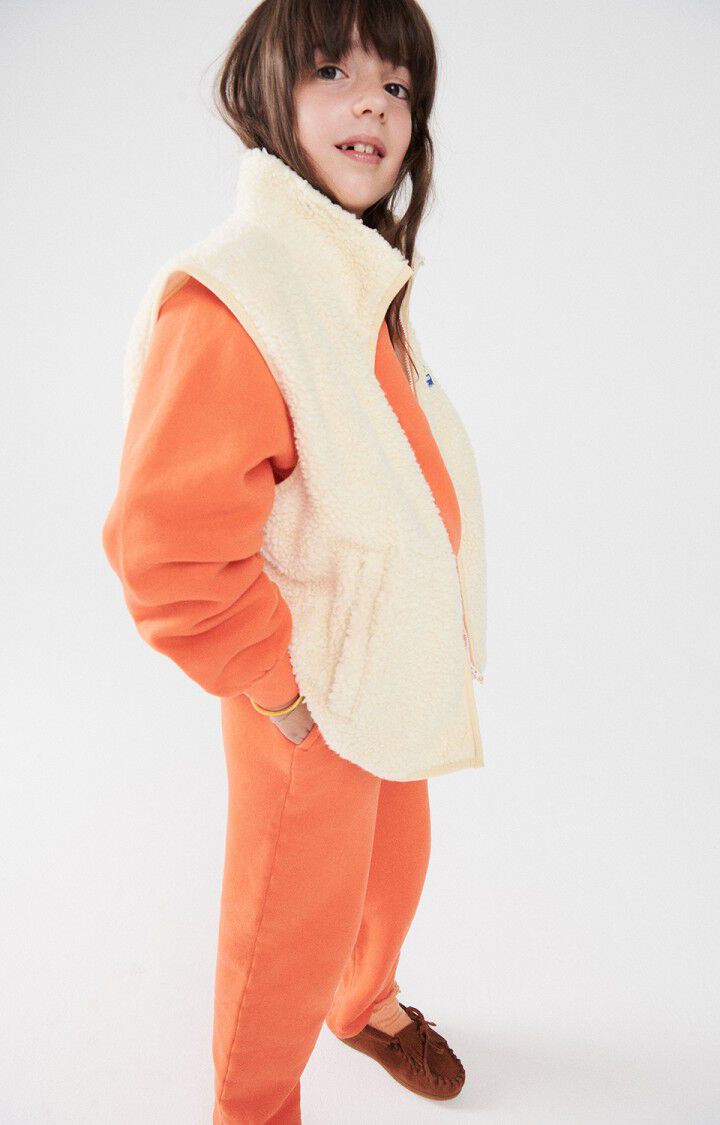 American Vintage Veste Enfant Hoktown - ECRU 0 Sans Manches Beige - H24