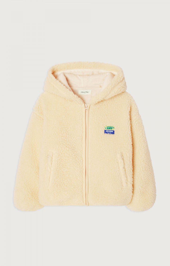 American Vintage Veste Enfant Hoktown - ECRU 33 Manches Longues Beige - E25