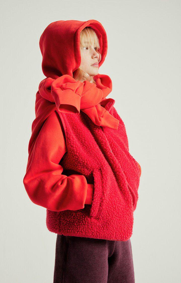 American Vintage Veste Enfant Hoktown - FRAISE Sans Manches Rouge - E25