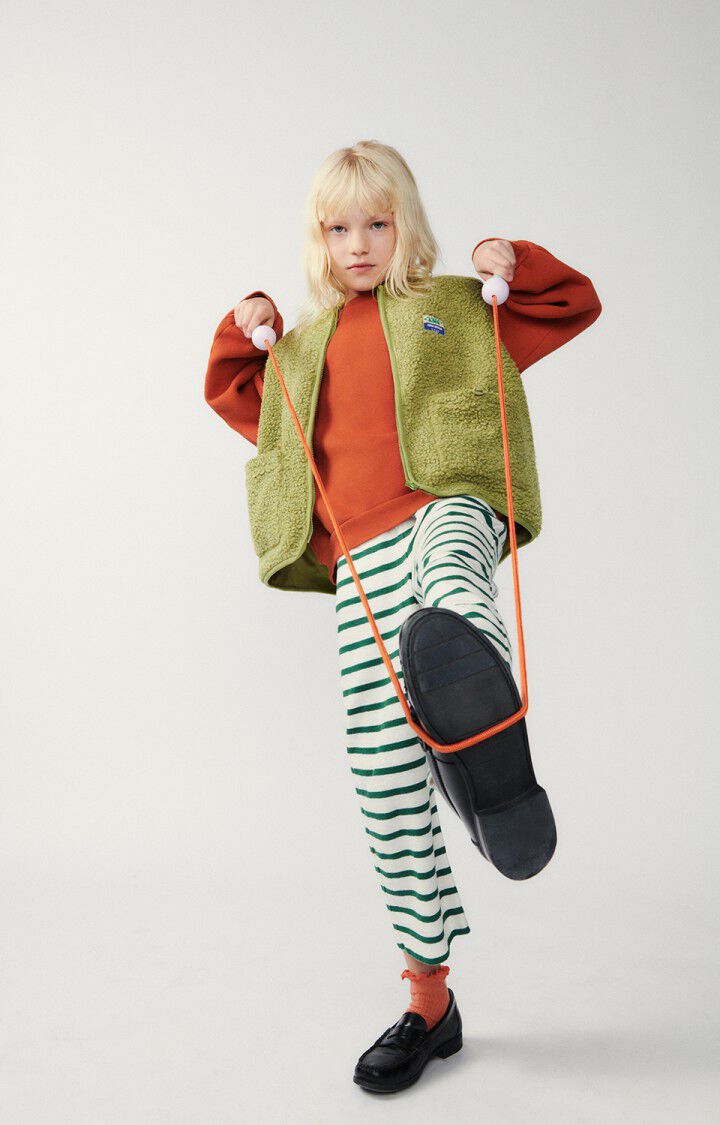 American Vintage Veste Enfant Hoktown - OLIVERAIE CHINE 0 Sans Manches Vert - E24