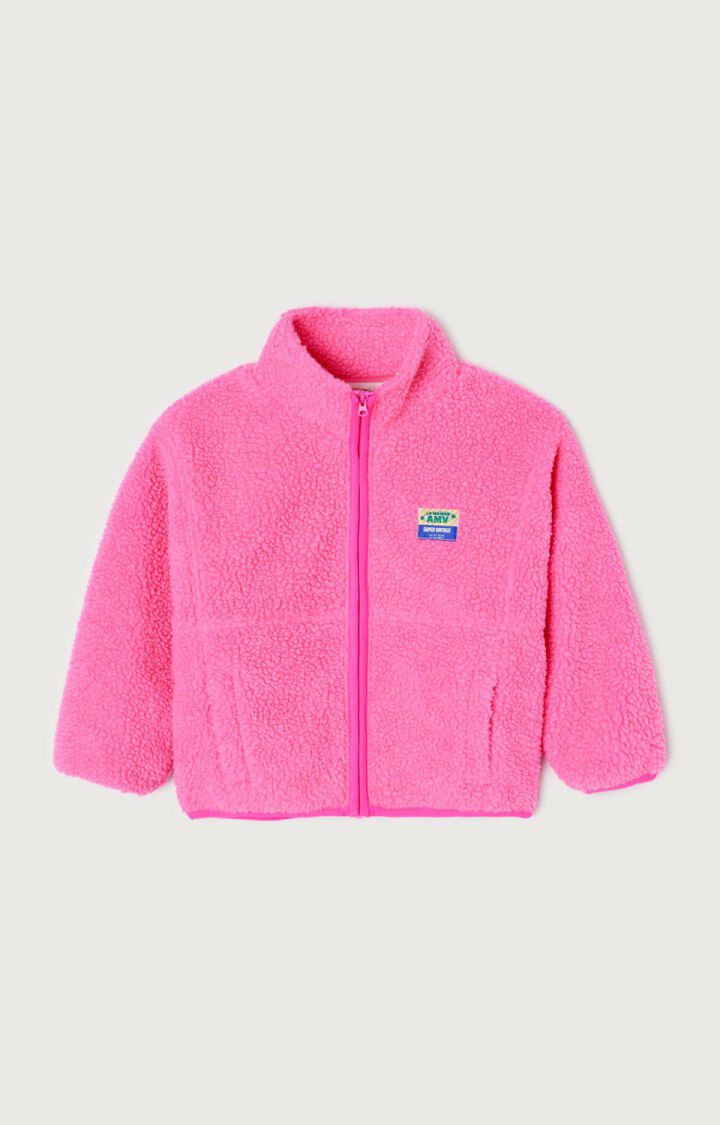 American Vintage Veste Enfant Hoktown - PINK ACID CHINE 35 Manches Longues Rose - H24