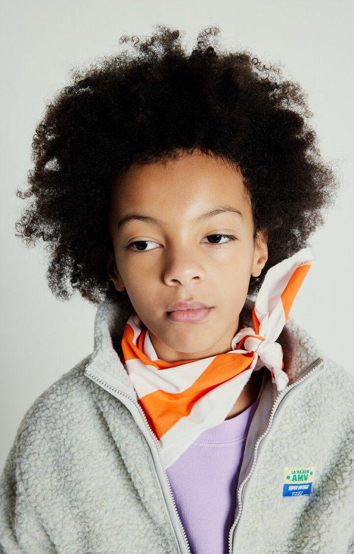 American Vintage Veste Enfant Hoktown - POLAIRE CHINE 35 Manches Longues Gris - E25