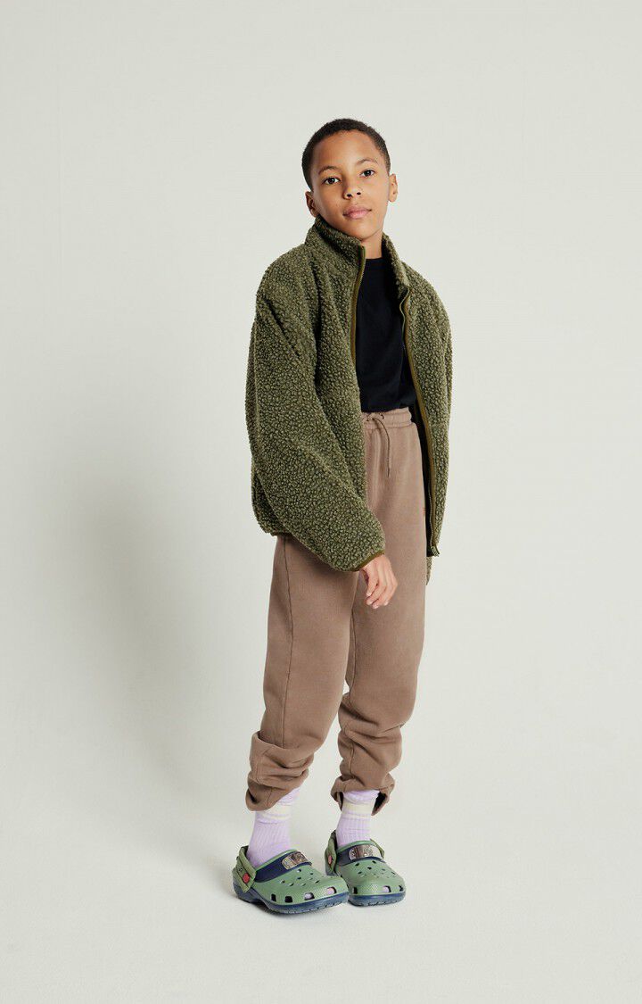 American Vintage Veste Enfant Hoktown - VARAN CHINE 35 Manches Longues Vert - E25