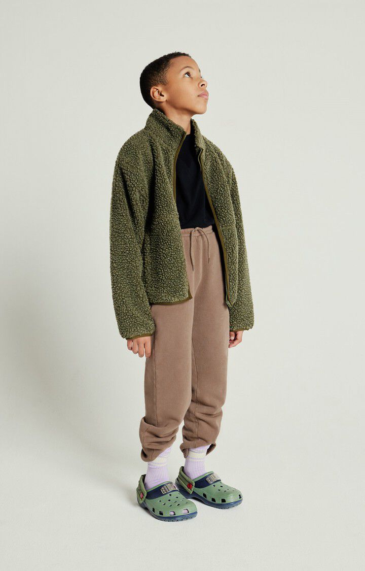 american vintage Veste enfant Hoktown - VARAN CHINE 35 Manches longues Vert - E25