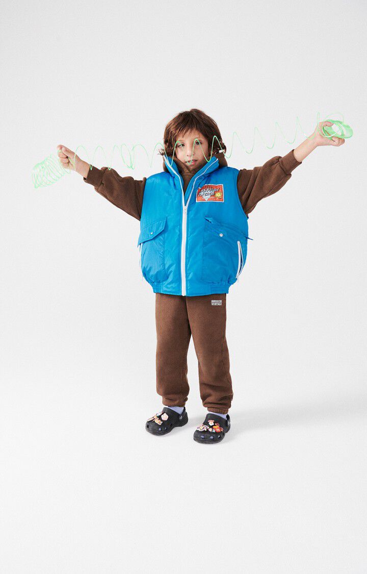 American Vintage Veste Enfant Ifabay - PARADISE 0 Sans Manches Bleu - H24
