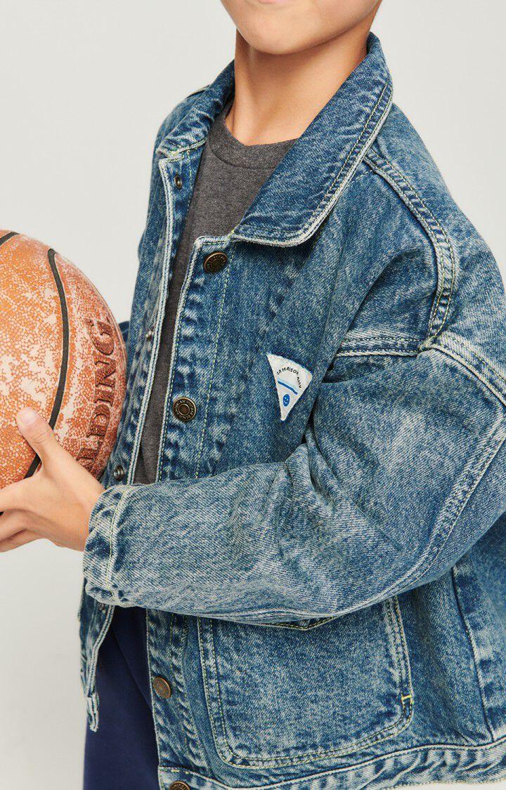 American Vintage Veste Enfant Joybird - DIRTY 29 Manches Longues Bleu - E24