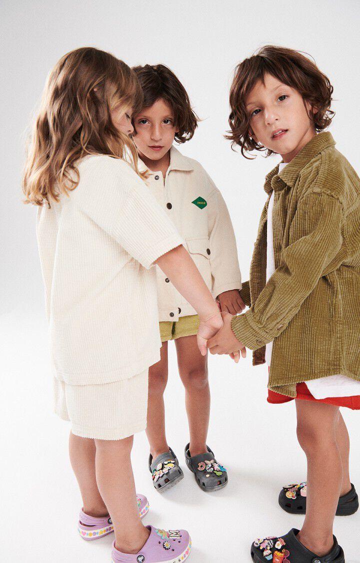 American Vintage Veste Enfant Spywood - ECRU 29 Manches Longues Beige - E24