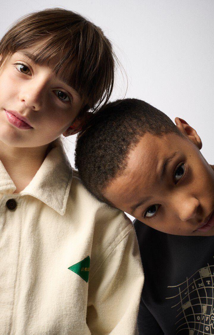 American Vintage Veste Enfant Spywood - ECRU 32 Manches Longues Beige - E25