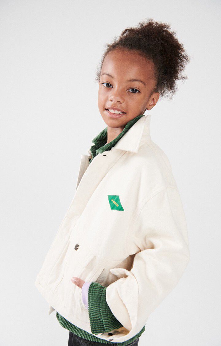 American Vintage Veste Enfant Spywood - ECRU 32 Manches Longues Beige - E25