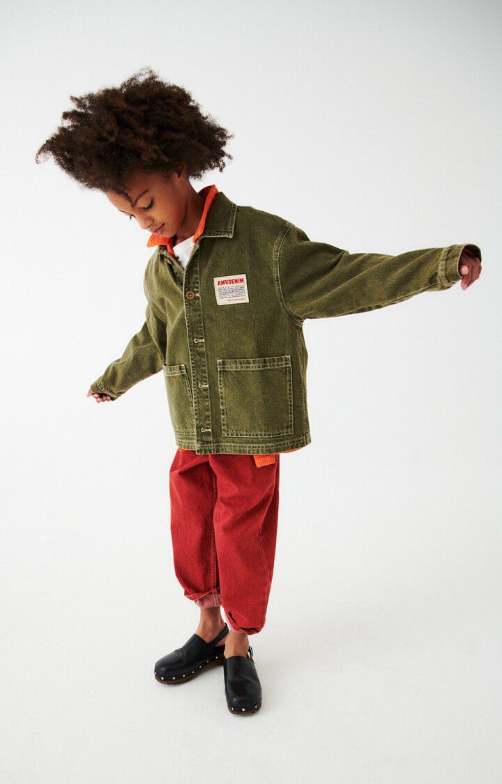 American Vintage Veste Enfant Uzatown - OLIVE 34 Vert - E25