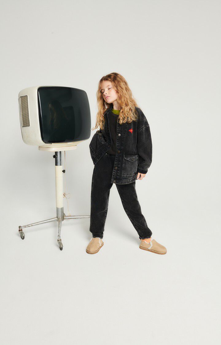 American Vintage Veste Enfant Yopday - BLACK 29 Manches Longues Noir - E24