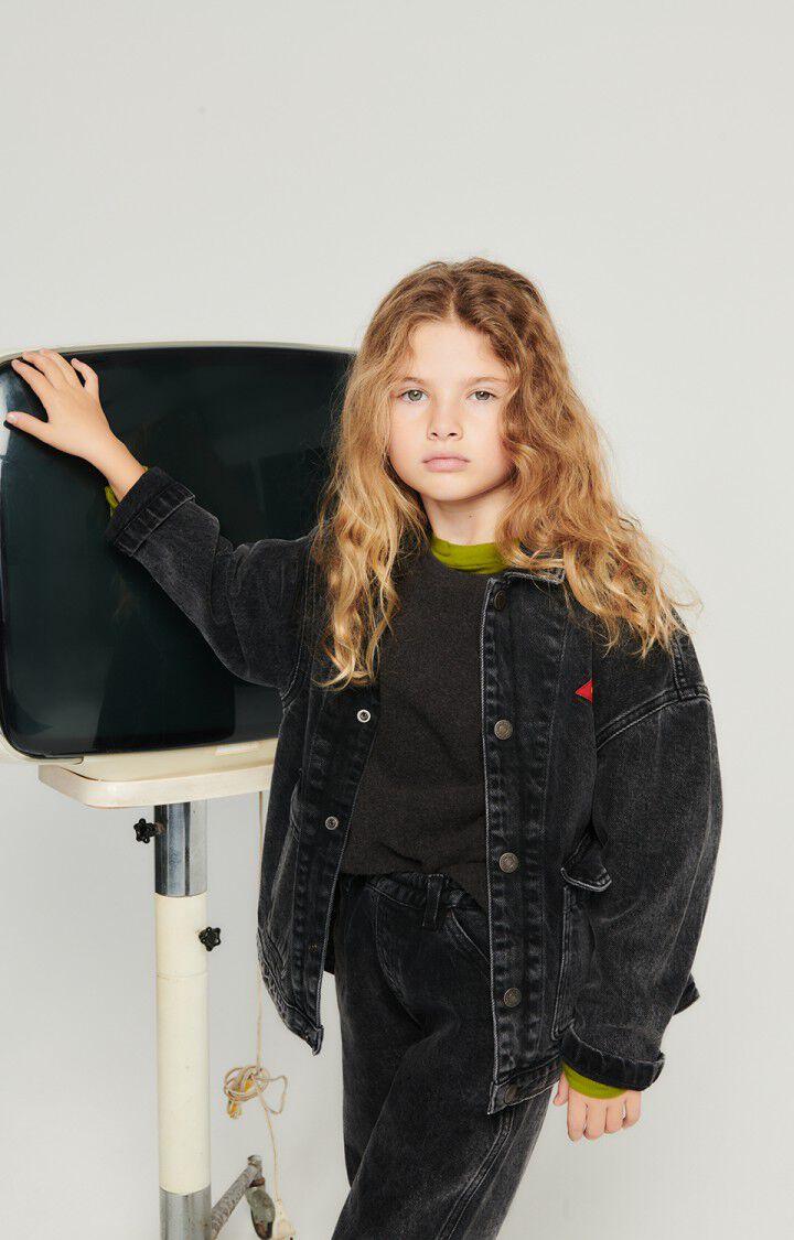 american vintage Veste enfant Yopday - BLACK 29 Manches longues Noir - E24