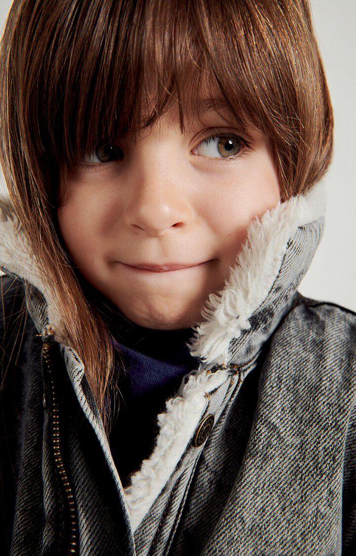 American Vintage Veste Enfant Yopday - SNOW BLACK 32 Manches Longues Gris - E24