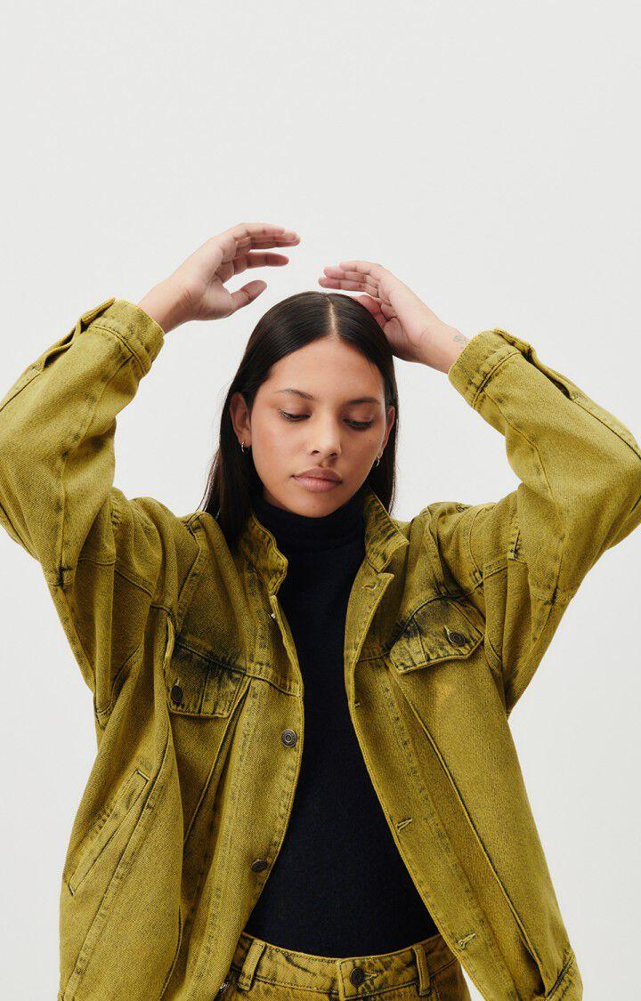 american vintage Veste femme Blinewood - SURTEINTURE JAUNE 52 Manches longues Jaune - H23