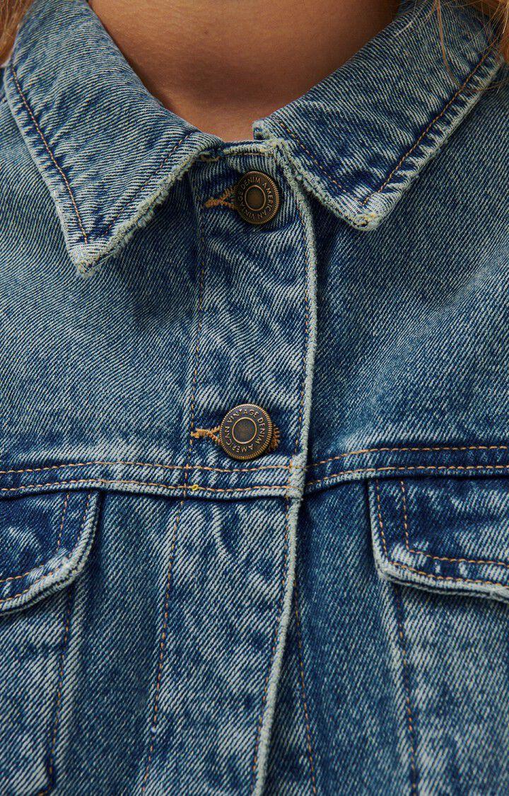 American Vintage Veste Femme Busborow - BLUE DIRTY Manches Longues Bleu - E21