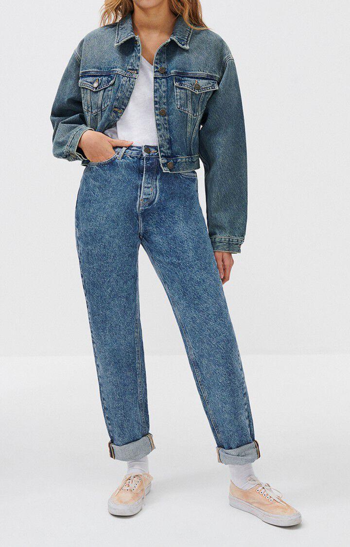 American Vintage Veste Femme Busborow - BLUE DIRTY Manches Longues Bleu - E21