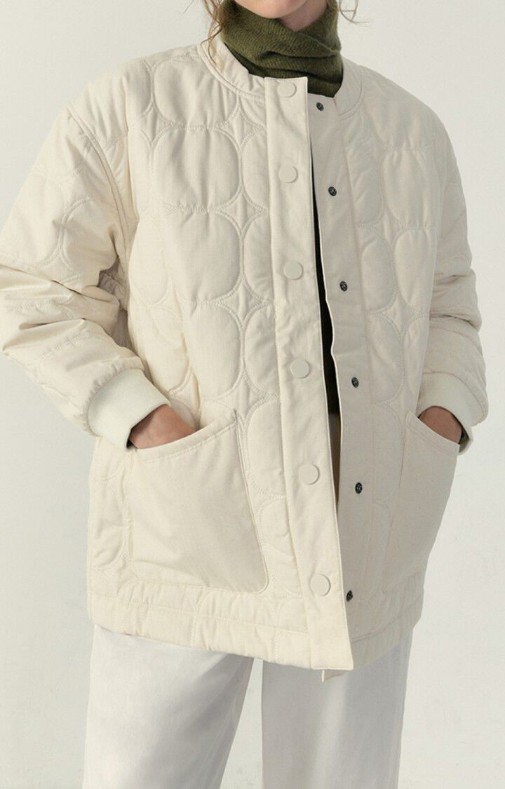 American Vintage Veste Femme Fibcity - PLAGE 56 Manches Longues Beige - H22
