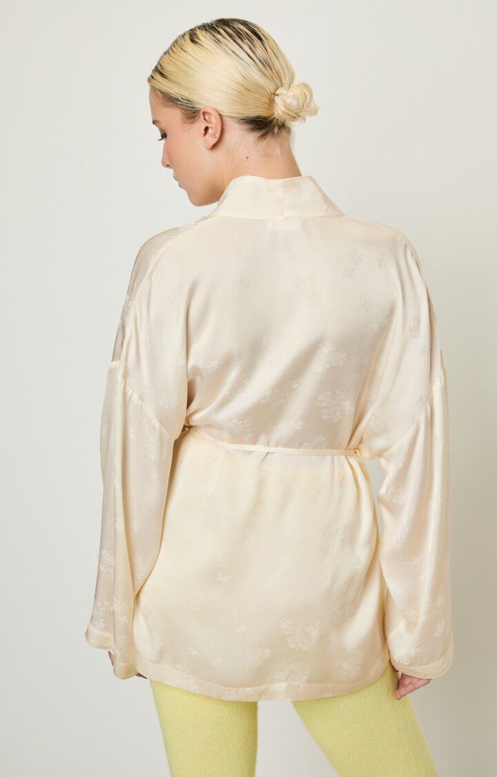 American Vintage Veste Femme Gitaka - NACRE Manches Longues Beige - E21