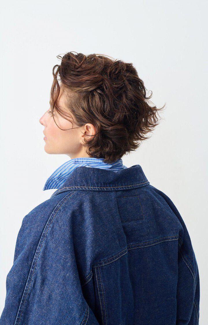 American Vintage Veste Femme Globay - MEDIUM BRUT 69 Manches Longues Bleu - H24