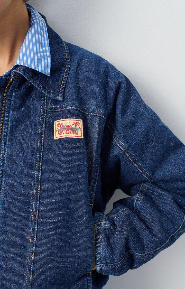 American Vintage Veste Femme Globay - MEDIUM BRUT 69 Manches Longues Bleu - H24