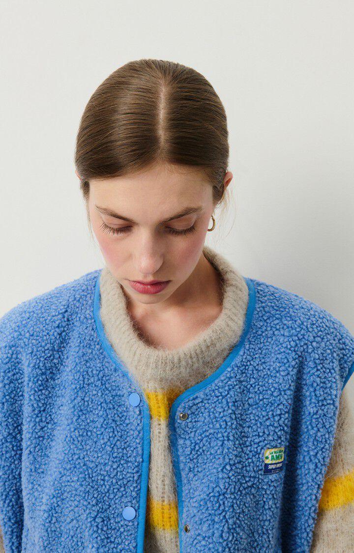 American Vintage Veste Femme Hoktown - BALTIQUE CHINE 0 Sans Manches Bleu - H24