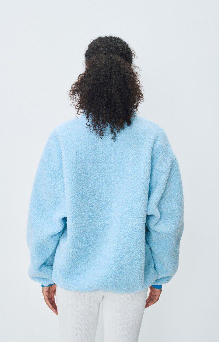 American Vintage Veste Femme Hoktown - BLEU POLAIRE 54 Manches Longues Bleu - E25